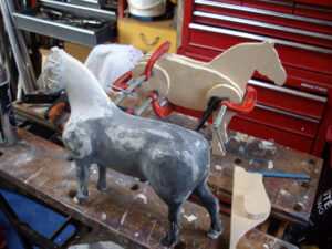 Making the horses : Fred Giles Conestoga Wagon Model